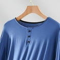 thumbnail image 3 of ameIAEA Womens Long Sleeve T-Shirts Summer Loose Tees Casual Pajama Tops Sleepwear Loungewear, 3 of 4