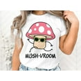 thumbnail image 2 of Magic Mushroom Botanical Plant Tshirt Mushroom Lover Funny Mush-vroom Mushroom Fruit Pun Gift for Men Women Kids T-Shirt, 2 of 9