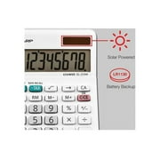 Sharp Calculators EL-310WB 8-Digit Mini-Desktop Calculator, White