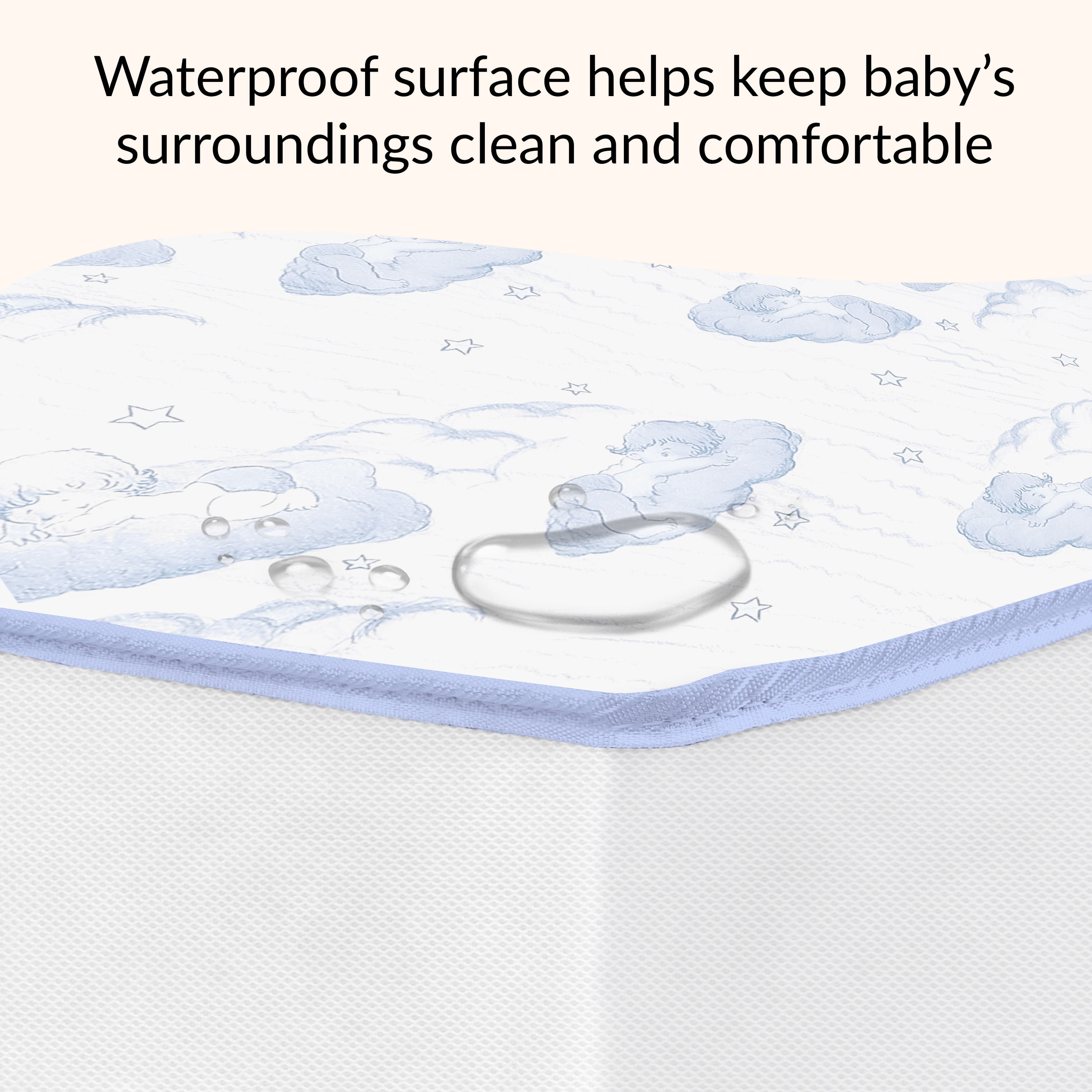 Dream On Me 2-In-1 Breathable 3" Spring Coil Mini/Portable Crib Mattress