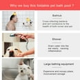 thumbnail image 4 of Labymos Foldable Pet Bath Pool Collapsible Dog Pool Pet Bathing Tub Pool for Dogs Cats, 4 of 8
