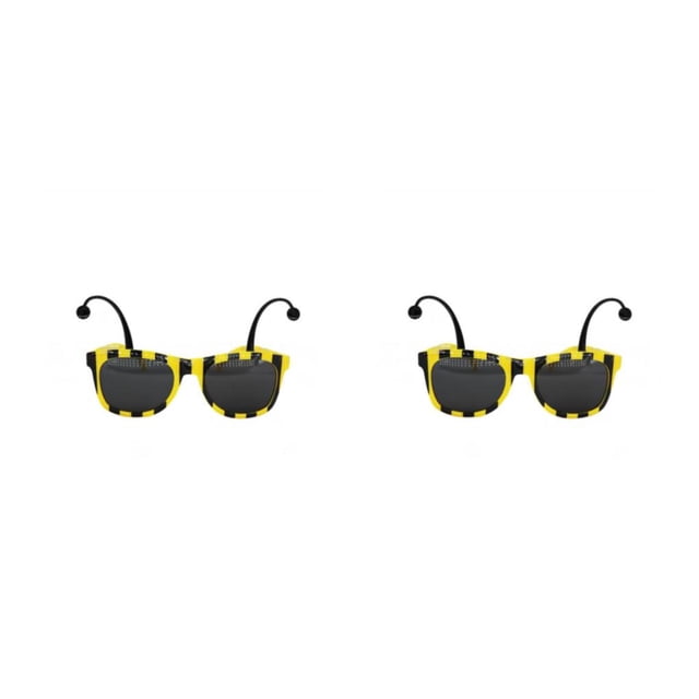Guardurnaity Cosplay Hairpiece Hair Pendent Party Headwear Exquisito para niños Performance Prop Gafas atractivas en forma de abeja Anteojos 2piezas