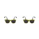 thumbnail image 4 of Jumpingount Tocado de fiesta con colgante para el pelo para Cosplay, aspecto , exquisito, multiusos con gafas, atractivo en forma de abeja Anteojos 2Conjunto, 4 of 6