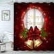 thumbnail image 3 of Impresión digital 3D Decoración del hogar Campana de Navidad Baño Cortina de ducha 180W * 180H cm JAMW Sencillez, 3 of 5