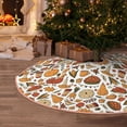 thumbnail image 5 of Sikiie Thanksgiving Food Nativity Christmas Tree Skirt, Jesus Christian Winter Holiday Tree Mat Decoration(30-48IN)36", 5 of 6