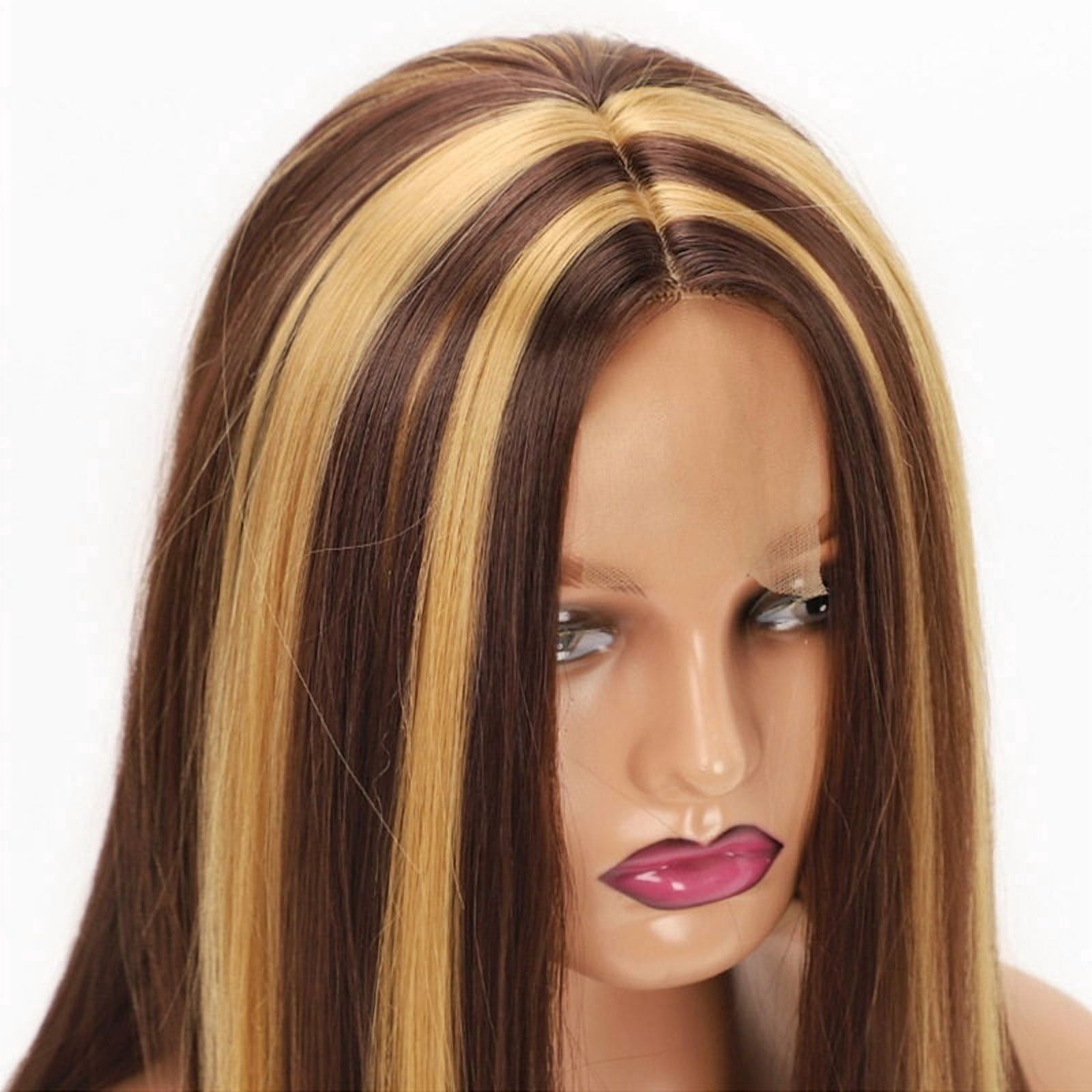 Medium Sized And Medium Length Ladies With Straight Wigs, Versatile For Daily Commuting