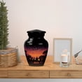thumbnail image 6 of MUKTIVE Musician Urns for Human Ashes Adult Man & Women 3 Inch, Black Keepsake Urn for Ashes for Women, Tiny Memorial Urns for Adult Male & Female, Small Handmade Urns for Female Ash, 6 of 7