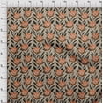 thumbnail image 4 of oneOone Tissu Flex Coton Orange Floral Rétro Matériel de Robe Tissu Imprimé Tissu au Mètre 40 Pouces de Large, 4 of 5