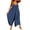 Blue, variant on Women's 6 Colors Casual Sling Jumpsuit Wide Leg Pants Sleeveless Home Jumpsuits