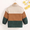 thumbnail image 4 of WOLLED Little Girls Corduroy Jacket Toddler Kids Zipper Solid Color Tops Baby Fall Winter Long Sleeve Outerwear for 4-7 Years, 4 of 8