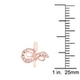 thumbnail image 4 of Aonejewelry 0.10 Ct. Ttw Fabulous Fashion Designer Diamond Ring In 10K Rose Gold, 4 of 4