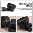 thumbnail image 2 of WRITWAA Universal Mobile Phone Lens Black Wide Angle Macro Camera Lens for Detailed Shots, 2 of 6