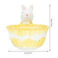 thumbnail image 2 of HLONK Easter Dish Ceramic Tableware Basket Bunny Candy Bowl Desktop Decoration, 2 of 8