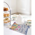 thumbnail image 4 of Happy Easter Kitchen Dish Towels for Drying Dishes Set of 2, Colorful Eggs Spring Tulips Flowers Farm Wooden Waffle Weave Microfiber Hand Tea Bathroom Towels Quick Dry & Absorbent Towel 12x12, 4 of 7