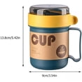 thumbnail image 3 of Lonchera Contenedor Tipo Taza Box 500 Ml Con Cubiertos Verde Genérico Resistente, 3 of 3
