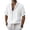 White, variant on CCRFTGI Henley Shirts for Men Big and Tall Short Sleeve Button Down Collar Tops Summer Lightweight Beach Boho Mens T-Shirts Light Green 5XL