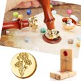thumbnail image 4 of Sello de cabeza de bricolaje, sobre, sello de cera decorativo, cabezal de sello para embalaje, álbum de recortes JShteea El nuevo, 4 of 6
