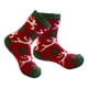 thumbnail image 3 of Calcetines navideños peludos de forro polar coral con dibujos animados divertidos y cómodos para mujeres y niñas., 3 of 9