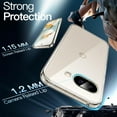 thumbnail image 4 of JZWAL-Case for Google Pixel 9a 6.3-Inch 2025, Non-Yellowing Shockproof Bumper Protective Phone Cover, Anti-Scratch Hard PC Back (Clear), 4 of 4