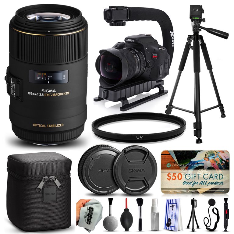 Sigma 105mm F2.8 EX DG OS HSM Macro Kits - Walmart.com