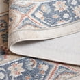thumbnail image 4 of SAFAVIEH Blair Washable Joetta Medallion Machine Washable Area Rug, Ivory/Blue, 6'7" x 6'7" Round, 4 of 6