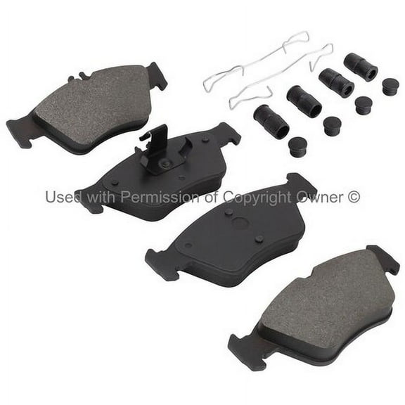 Mpa Electrical 1003-0710C Quality Built Black Series Ceramic Brake Pads W/