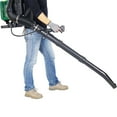 thumbnail image 3 of 2-Stroke Backpack Leaf Blower Gas Powered 63.3cc 3.6HP 750CFM High-Velocity Airflow with Adjustable Shoulder Straps for Landscaping Yard Maintenance, 3 of 9