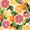 Citrus Leaves, variant on Yayeee 100% Cotton Hand Towels for Bathroom 16" x 28" Soft Absorbent Kitchen Towel, Blue Jellyfish