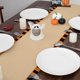 thumbnail image 3 of Camino de mesa de gnomo de Halloween con rayas naranjas y bruja, caminos de mesa de 89.8 in de largo para cocina, mesa de comedor, decoración de vacaciones, boda, fiesta, decoración interior y ex, 3 of 5