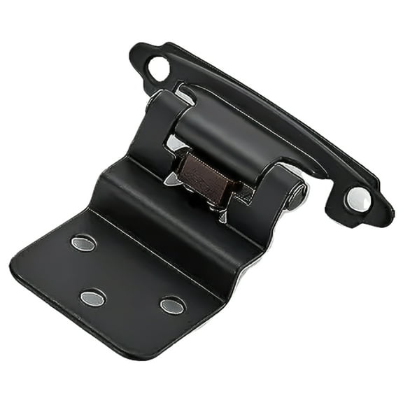 Ravinte 60 Packs 30 Pairs 3/8" Inset Inset Cabinet Hinges Matte Black Self Closing Hinges for Kitchen Cabinets & Doors