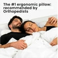 thumbnail image 2 of Z Pillow,  Z 2 in 1 Ergonomic Pillow, Sleep Restora Pillows, Ergonomic Memory Foam Contour Orthopedic Pillows with Breathable Pillowcase for Side, Back & Stomach Sleepers(Gray), 2 of 8