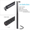 thumbnail image 2 of Palo para selfies PellKing de 45 a 200 cm de largo para GoPro/DJI e Insta360, 2 of 6
