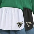 thumbnail image 2 of Youmylove Women Mini Underskirt Lower Skirt Sweep Shirt Extension Skirt With Buttons Shirt Extension Layering Top Bottom 2-Pack, 2 of 7