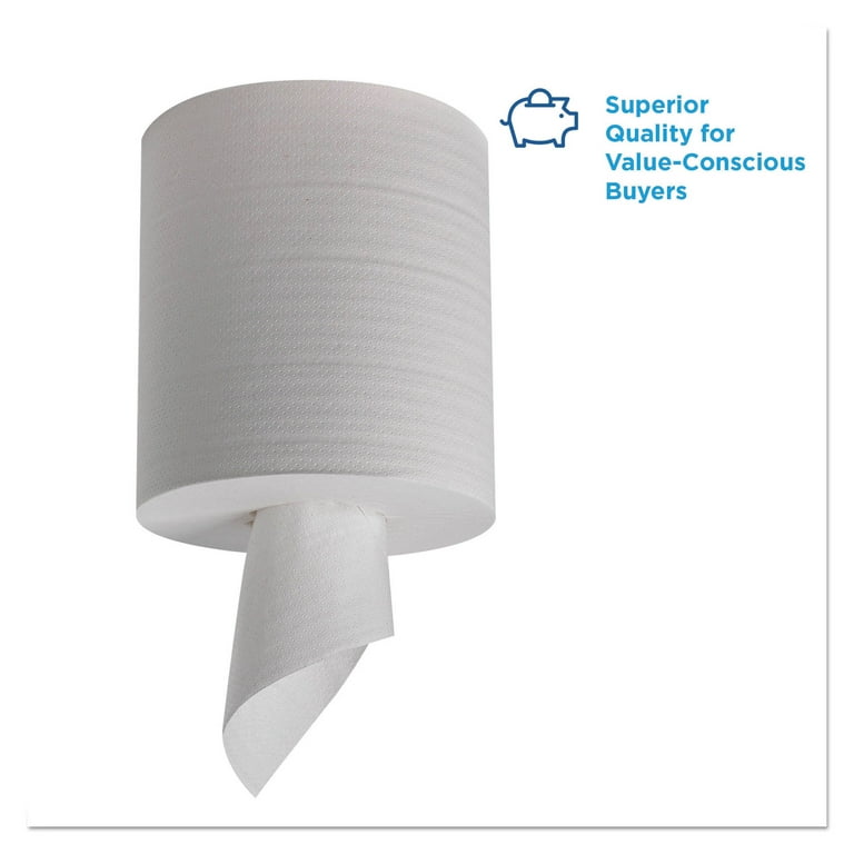 Pacific Blue Select 2-Ply Center-Pull Perf Wipers, 2-Ply, 8.25 x 12, White, 520/Roll, 6 Rolls/Carton Pacific Blue Select 2-Ply Center-Pull Perf Wipers, 2-Ply, 8.25 x 12, White, 520/Roll, 6 Rolls/Carton