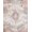 Blush Pink Grey Ivory, Pattern 2, variant on ODIKA Large Vintage Grey Distressed Scroll Border Botanical Motifs for Bedroom, Nursery, RV, Pet Friendly & Kids Safe Bedside
