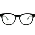 thumbnail image 2 of Gucci Eyeglasses GG0005O-002 51mm Black-Green / Demo Lens [51-20-145], 2 of 4