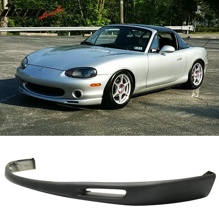 Mach 1 Chin Spoiler - Fits 99-00 Mazda Miata OE Style Front Bumper Lip Chin Spoiler Polyurethane (PU)