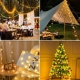 thumbnail image 2 of GooingTop 2-Pack Fairy Outdoor Lights Battery Operated ,Total 60FT 120LED Patio Lights Lights with 8Modes for Patio Garden Tree Outdoor Indoor Decoration(Warm White), 2 of 8