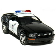 Kinsmart 2006 Ford Mustang GT Police Diecast Car Model 1/38 Scale  Black & White