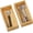 Bamboo, variant on Kitchen Drawer Organizer Bins, Stackable Deep Bamboo Drawer Organizer for Silverware, Utensils, Cutlery, Flatware, Junk, Dresser, Bathroom, 15" x 6" x 2.5" (Set of 2)