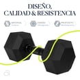 thumbnail image 4 of Juego De Mancuernas Eleva ELEVA-2MH Hexagonal 30 Lb Con 2 Pz, 4 of 8