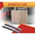 thumbnail image 6 of 43" x 4" Nylon Gray Forklift Fork Sleeves with 2 mm Woven Core for Protects Products and Materials from Scratching, Rubbing and Sharp Fork Tips - 1Pair, 6 of 9