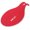 Red, variant on The Kosher Cook, 9" Silicone Kitchen Utensil Holder Spoon Rest - Red