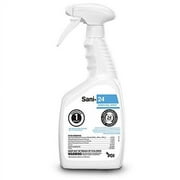 Sani 24 Easy-to-use Trigger Spray Healthcare Grade Disinfectant - Germicidal Cleaner and Sanitizer Spray (1 Minute) Continuously Active Disinfection up to 24hrs- 32 OZ
