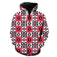 thumbnail image 1 of Sudadera con capucha y cremallera para hombre, estilo étnico exótico retro, estilo hip hop, genial, de gran tamaño, con estampado 3D, chaquetas de manga larga, 1 of 6
