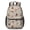 Mushroom and Flower-1, variant on Mushroom and Flower Brown Pattern 17" School Backpacks for Teens,Waterproof Oxford Fabric,S-Shape Padded Straps for School,Travel,Hiking,Camping