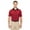 BLACK/ POWER RED, variant on Adidas Golf Men's Climacool 3-Stripes Polo