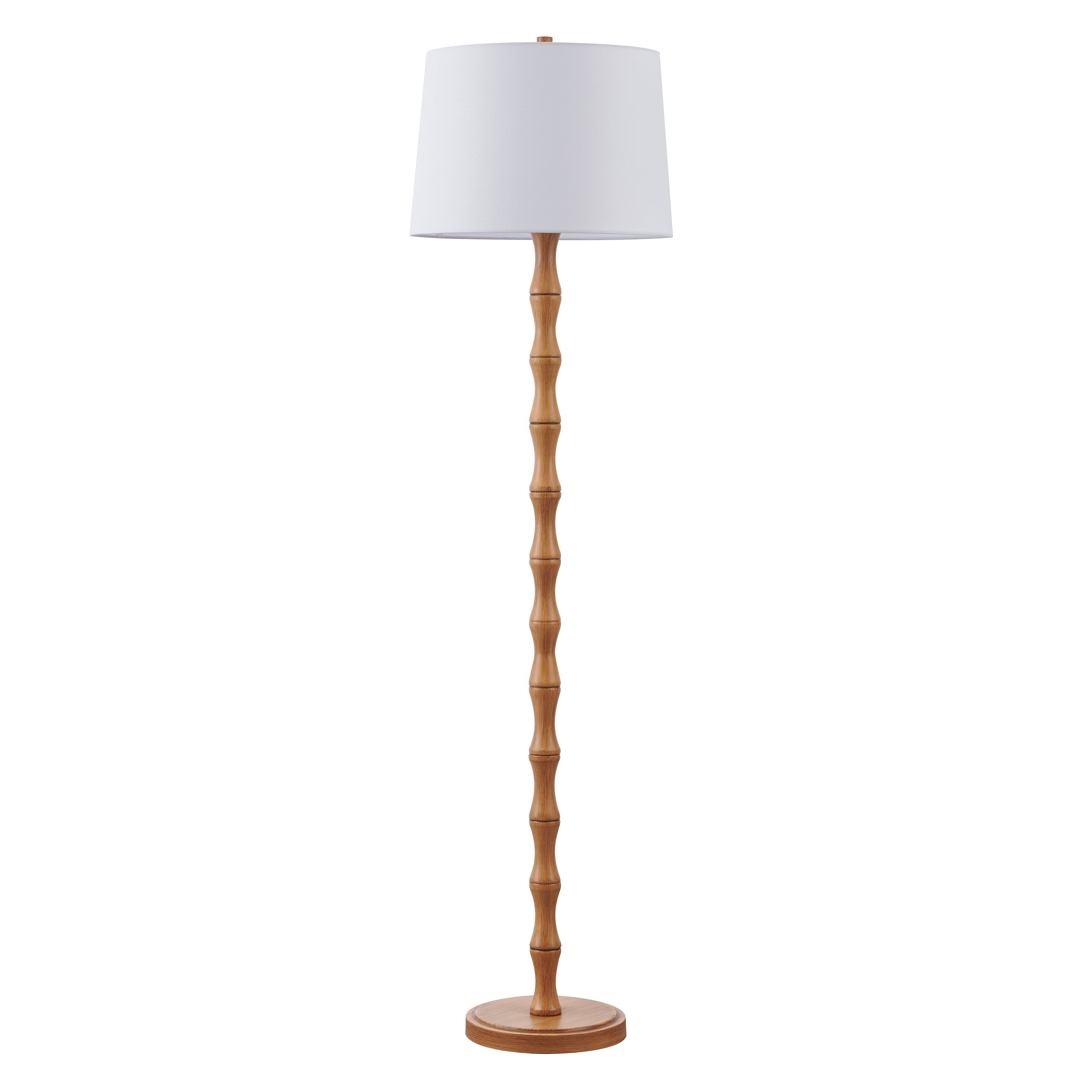 KAWOTI Rustic Floor Lamp 61" Metal Farmhouse Standing Floor Lamp for Living Room, Bedroom