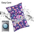 thumbnail image 6 of Cauagu Skull mushroom rainbow Print Pillow Covers with Envelope Closure,1PC Pillow Cases Decorative Pillow Case for Bed & Couch, Pillows Not Included-16"x24", 6 of 6
