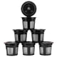 thumbnail image 1 of Naiovety Filtro de café reutilizable de 6 uds., cápsulas recargables de acero inoxidable, filtro de malla de vaina, reemplazo para Maker Juegos de servir café y té Negro Naiovety HA000859-02B, 1 of 6